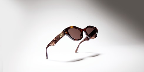 Lunettes de soleil à monture œil-de-chat
