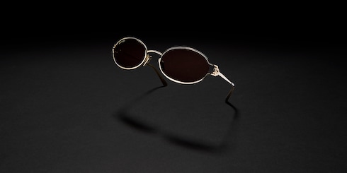 Rectangular-frame sunglasses
