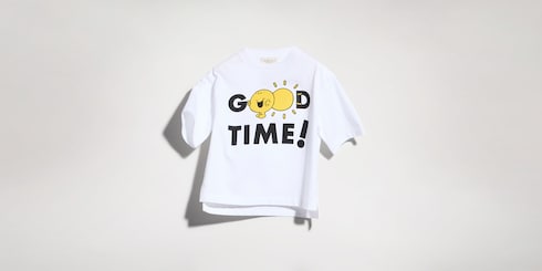 T-shirt pour enfant en coton avec imprimé