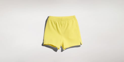 Shorts de algodón para bebé con bordado