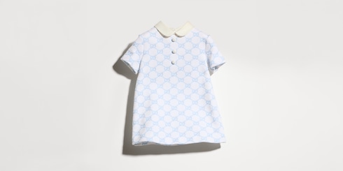 Robe pour bébé en jersey de coton brodé