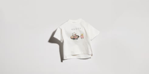 Baby cotton T-shirt with print