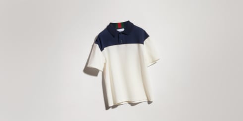 Children's cotton polo shirt with Web