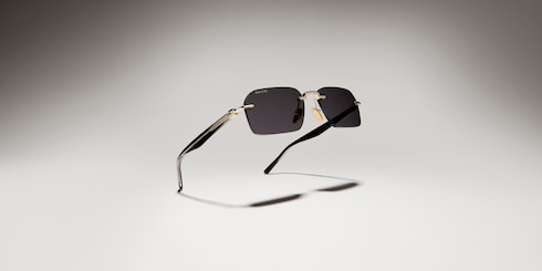 Lunettes de soleil rectangulaires