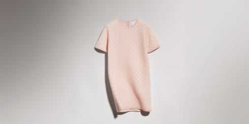 Children's GG wool jacquard dress