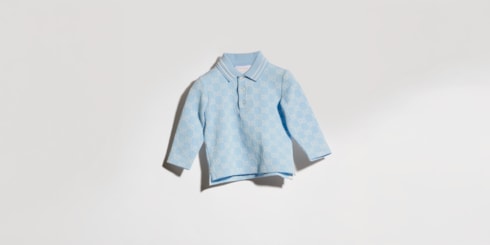 Polo pour bébé en coton GG