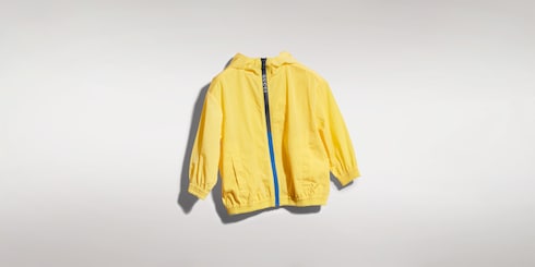 Kinderjacke aus Nylonfroissé