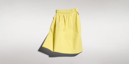 Falda infantil de algodón