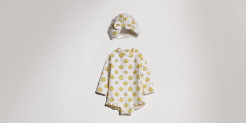 Ensemble de bain en tissu pour bébé
