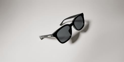 Specialized-fit rectangular sunglasses