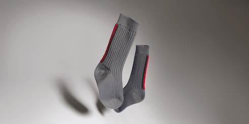 Children's rib wool socks with Web