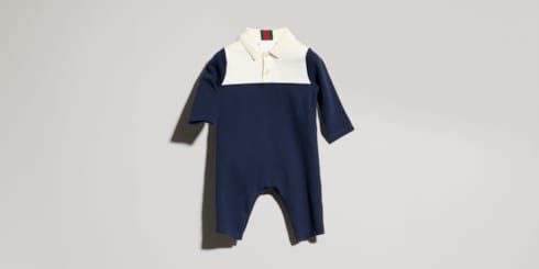 Baby cotton one-piece with Web