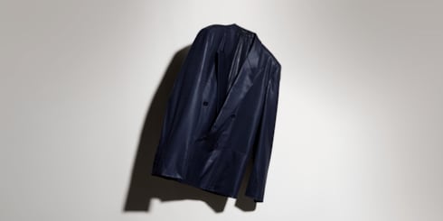 Prince of Wales chintzed wool jacket
