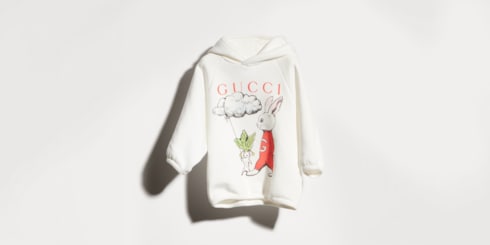 Baby cotton jersey sweatshirt with print