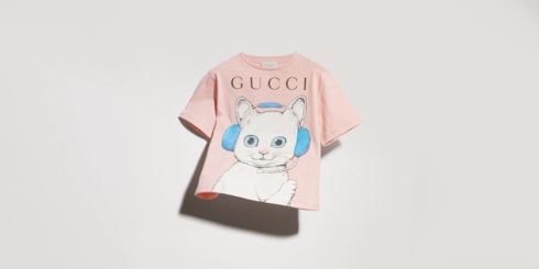 T-shirt pour enfant en coton avec imprimé