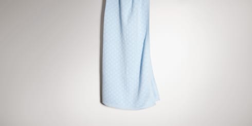 Couverture pour bébé en mélange de laine et coton GG