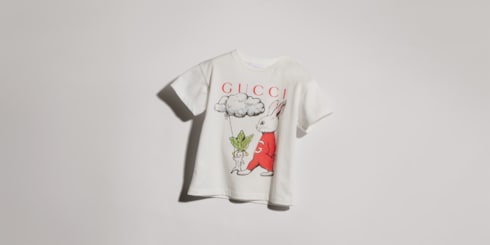 Camiseta de algodón con estampado para bebé