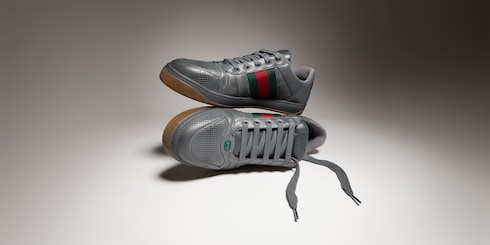 Sneaker Screener uomo con effetto vissuto