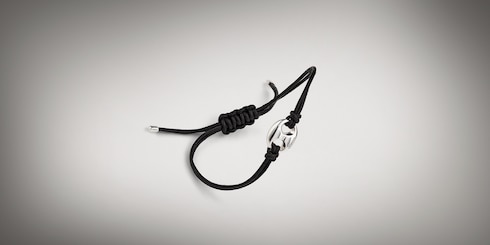 Pulsera de cordón con cadena Marina