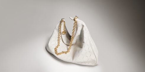 Sac à épaule Lady Lunetta Chain taille moyenne