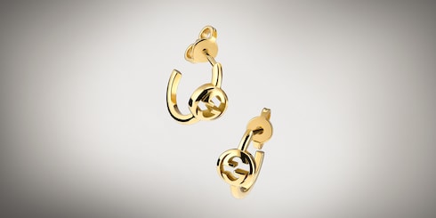 Gucci Interlocking Creolen 18 Karat
