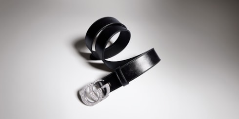 Ceinture avec boucle Double G