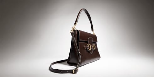 Medium top handle bag with Horsebit