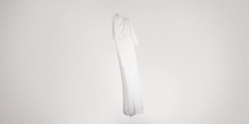 Drapiertes Kleid aus Viskosejersey