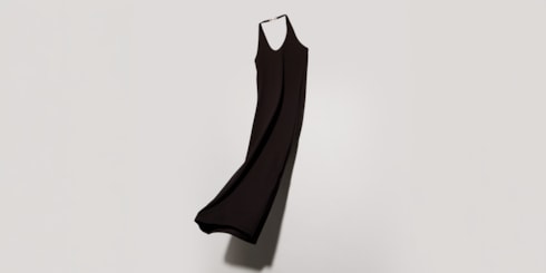 Viscose crêpe jersey dress with Horsebit