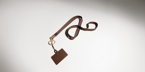 Lanyard phone holder with Web