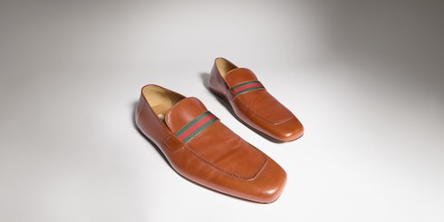 Mocassins avec bande Web pour homme