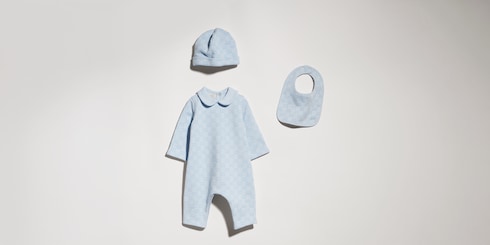 Baby printed cotton gift set