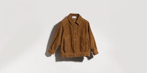 Children's printed corduroy jacket
