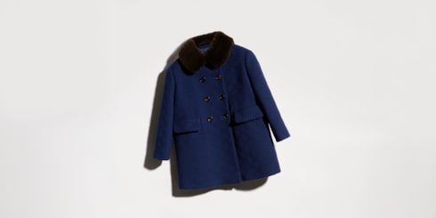 Children's GG wool coat
