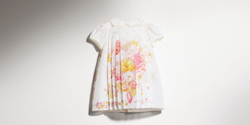 Vestido de algodón estampado con GG para bebé