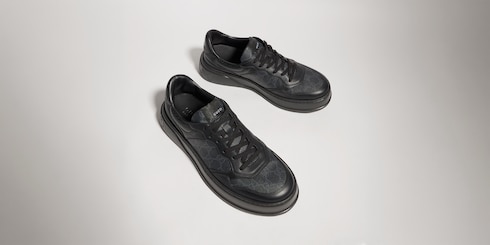 Zapatilla con suela gruesa y GG para hombre