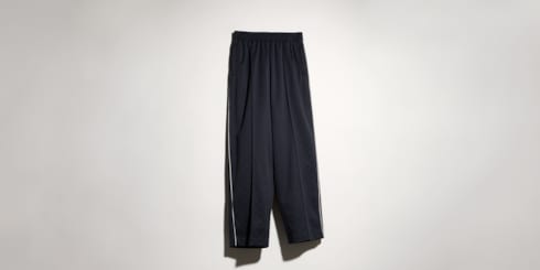 Pantalón de punto y nylon con GG