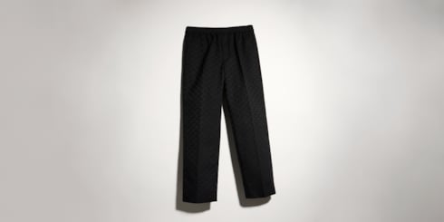 Pantalon en toile GG