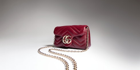 GG Marmont Mini-Schultertasche