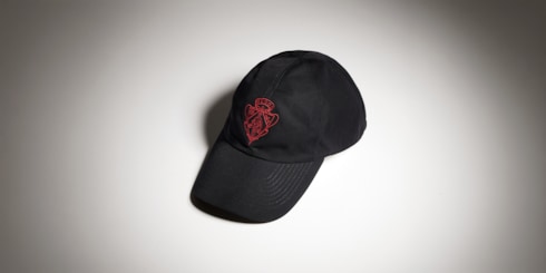 Cotton baseball hat with embroidery