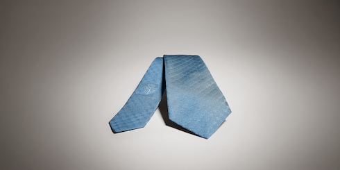 Interlocking G silk jacquard tie
