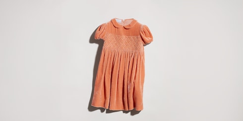 Robe pour enfant en velours