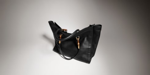 Große Bamboo Tote Tasche