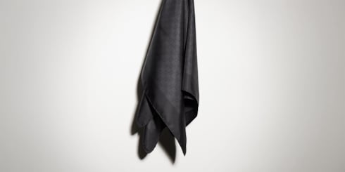 Pañuelo de sarga de seda con estampado