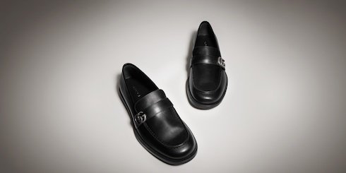 Mocasín para hombre con doble G