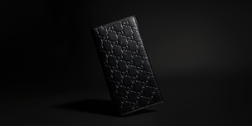 Längliche GG Emblem Brieftasche