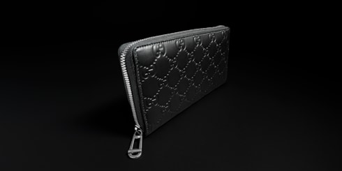 Cartera GG Emblem con cremallera