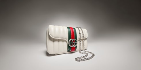 Borsa a spalla piccola Jetset GG Marmont