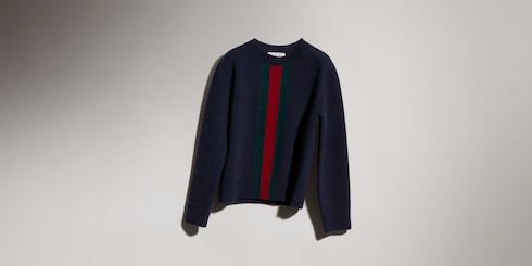 Kinderpullover aus Wolle mit Web