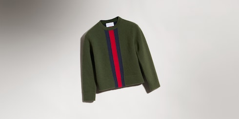 Children's wool sweater with Web